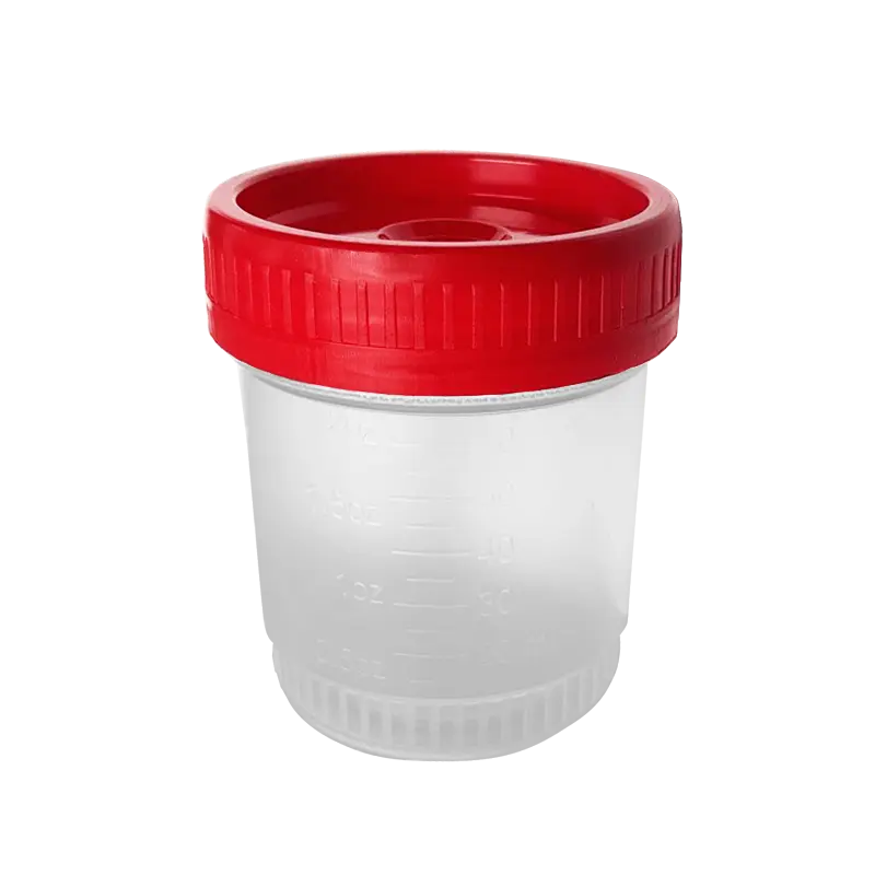 Vaso recolector tapa roja esteril 60ml